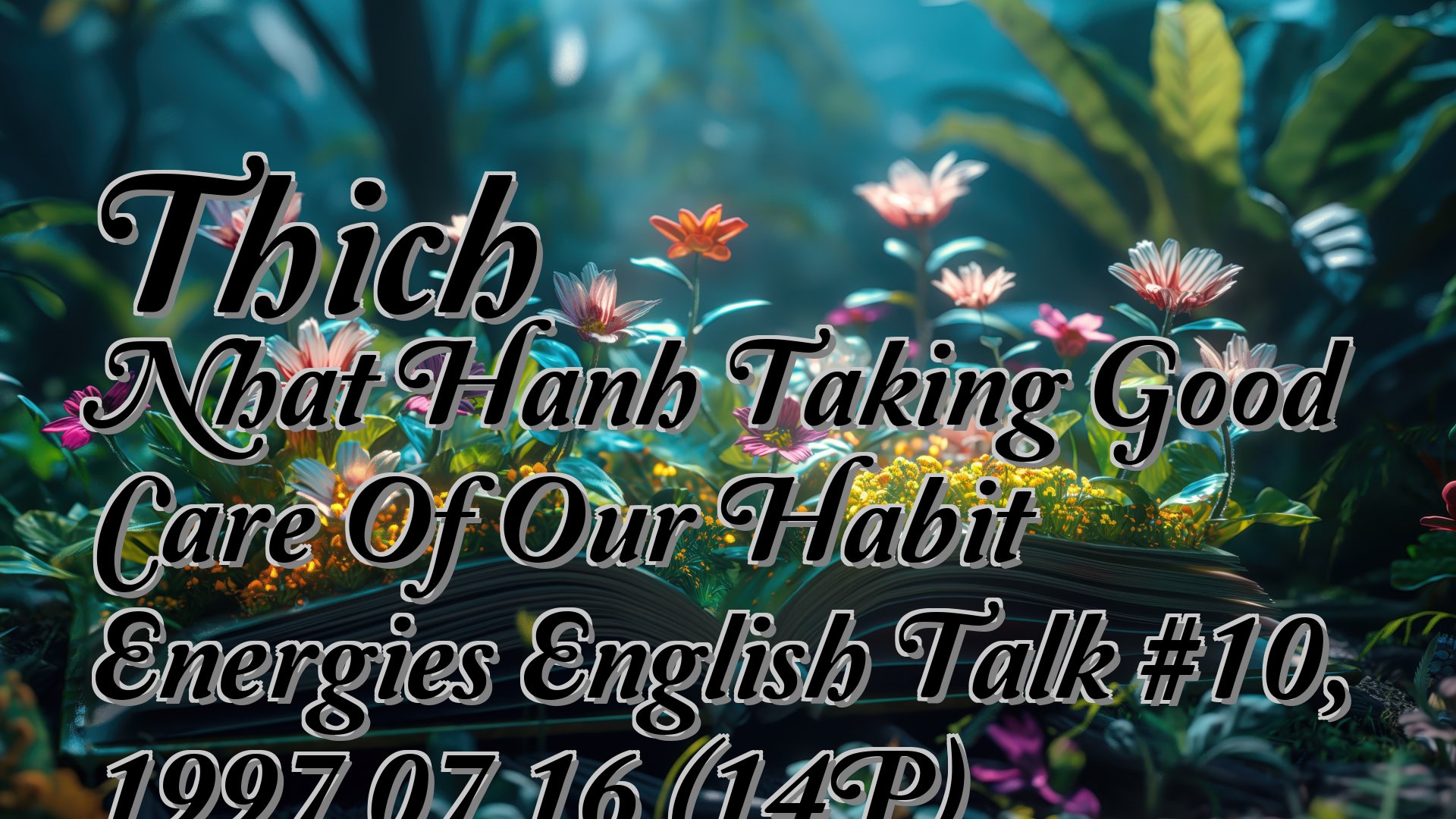 cover-Thich Nhat Hanh Taking Good Care Of Our Habit Energies English Talk #10, 1997 07 16 (14P)