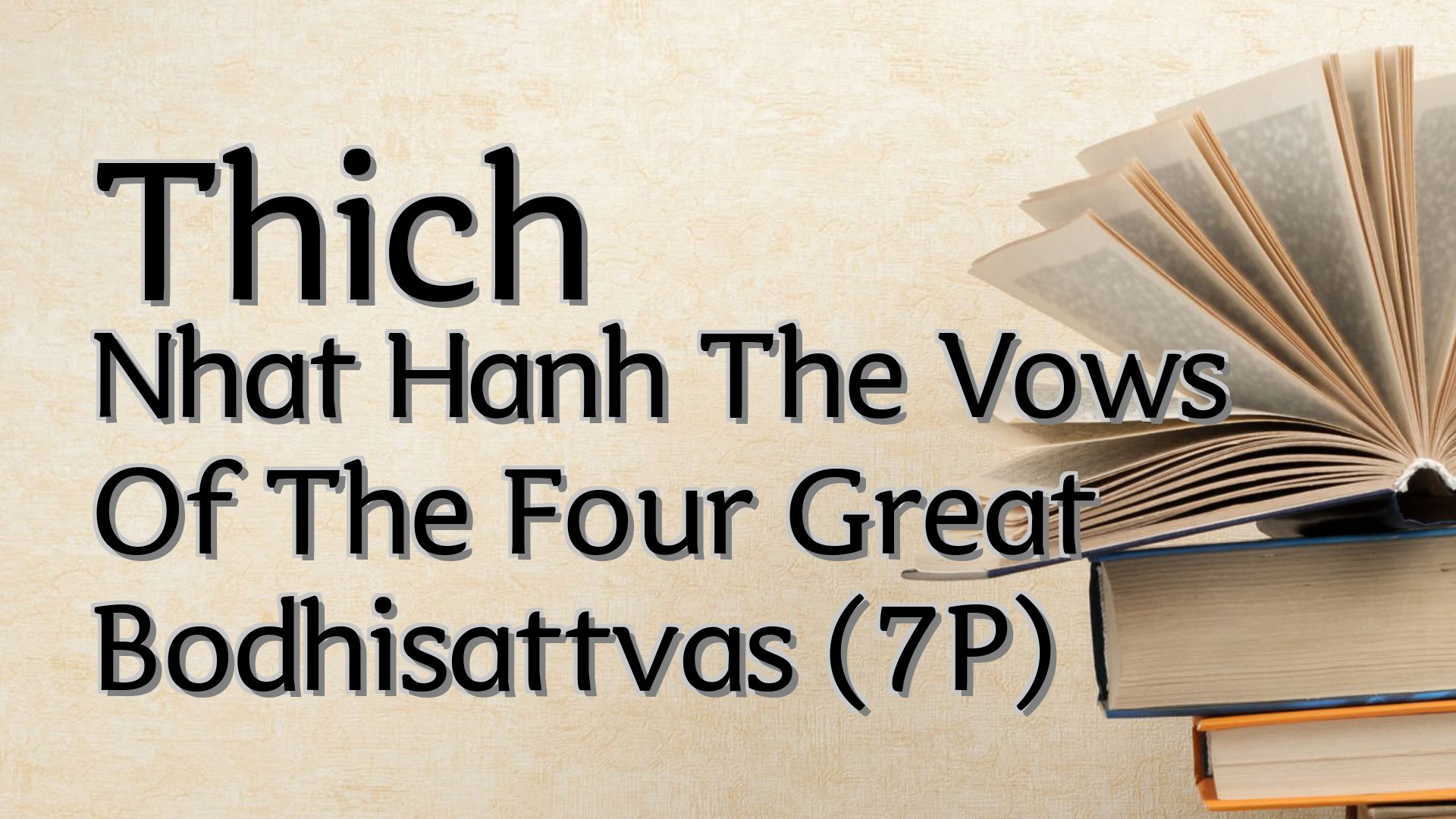 cover-Thich Nhat Hanh The Vows Of The Four Great Bodhisattvas (7P)