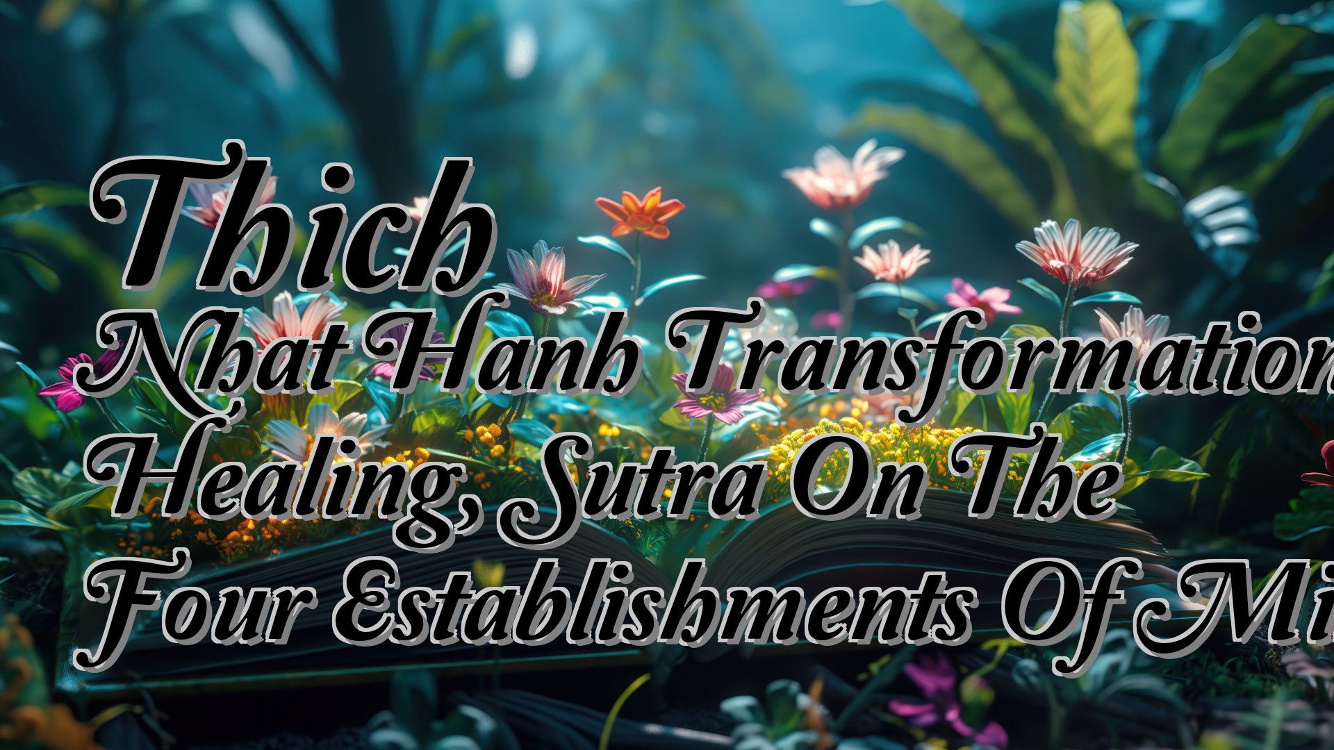 cover-Thich Nhat Hanh Transformation And Healing, Sutra On The Four Establishments Of Mindfulness