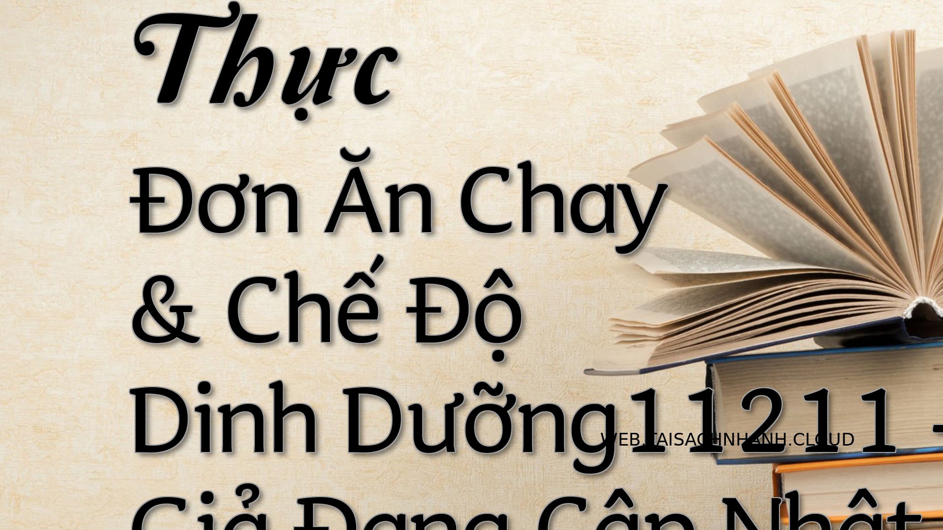 Cover Thuc Don An Chay C.jpg