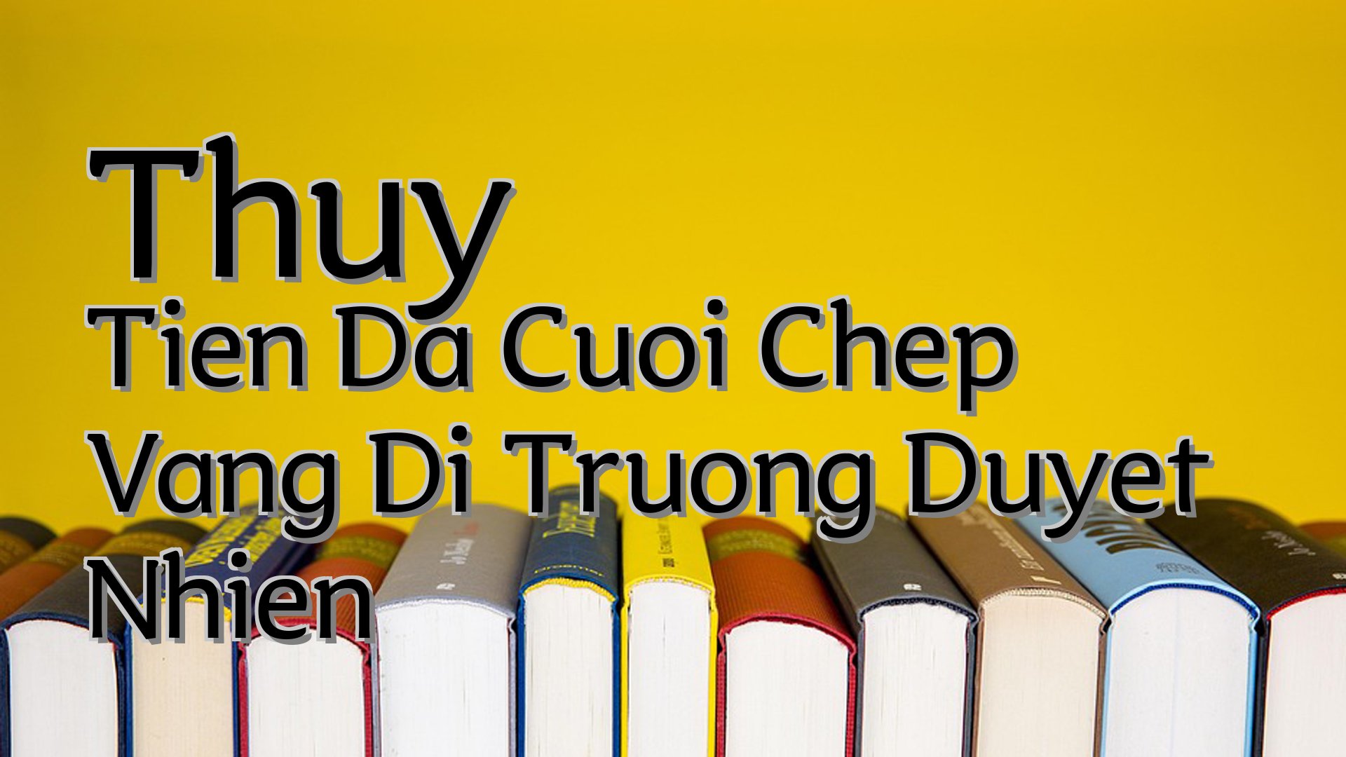 cover-Thuy Tien Da Cuoi Chep Vang Di Truong Duyet Nhien