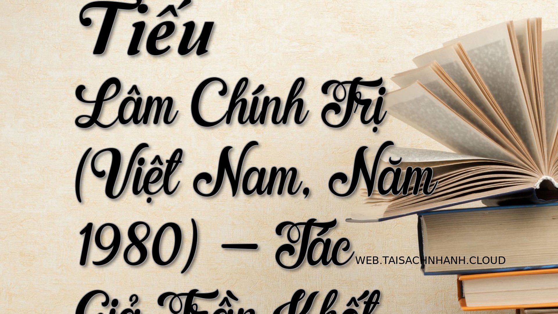 Cover Tieu Lam Chinh Tri .jpg