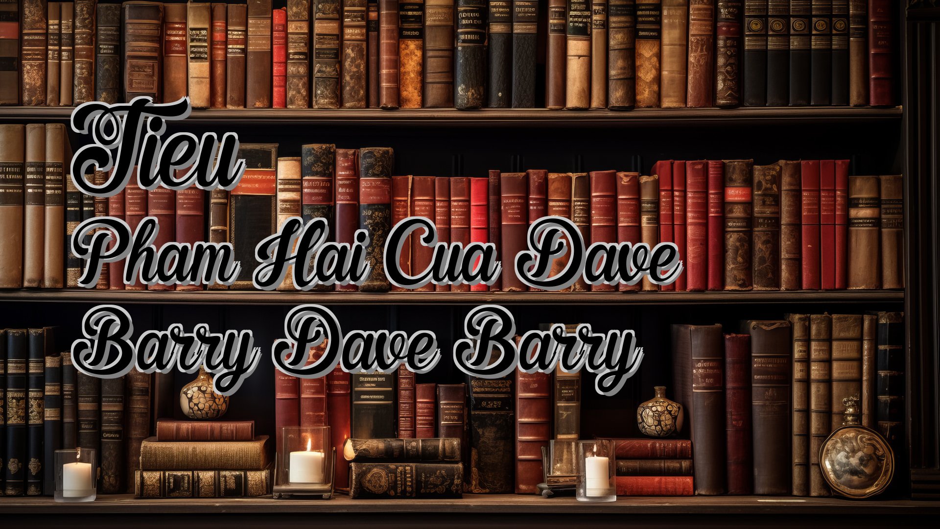 cover-Tieu Pham Hai Cua Dave Barry Dave Barry