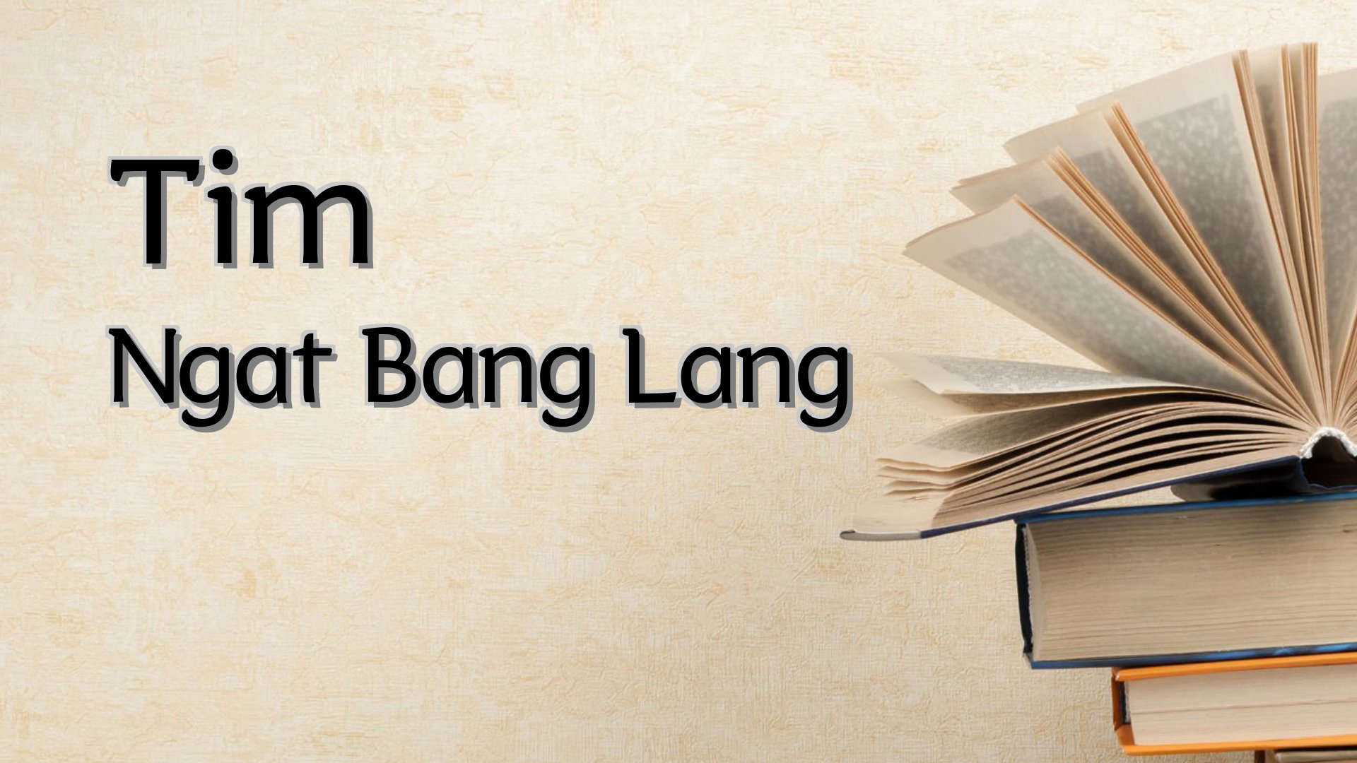 Cover image for Tim Ngat Bang Lang