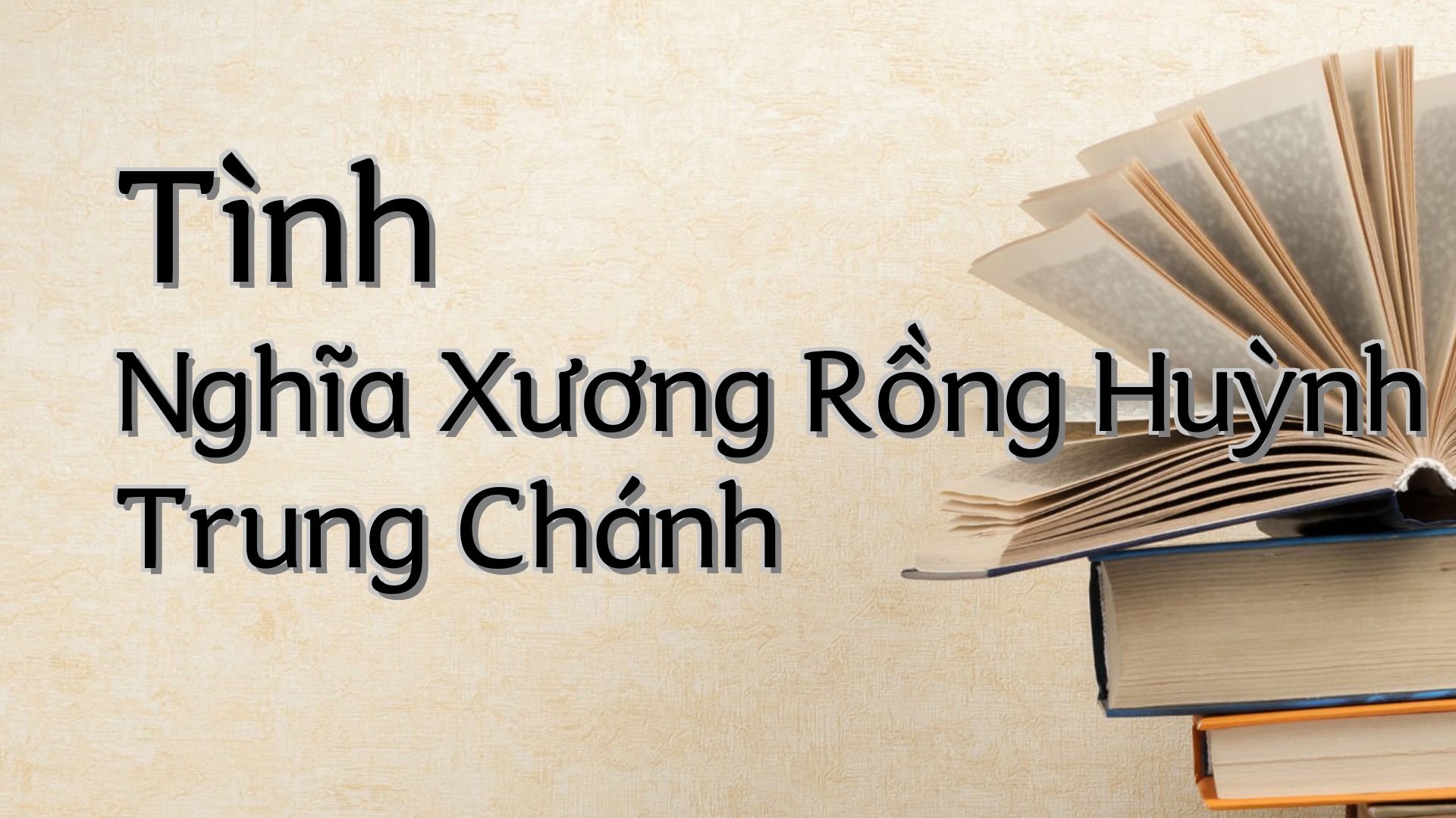cover-Tình Nghĩa Xương Rồng Huỳnh Trung Chánh