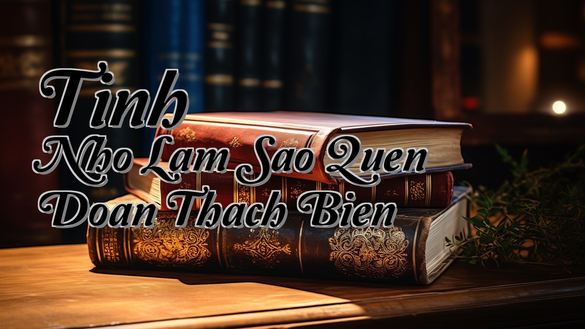 cover-Tinh Nho Lam Sao Quen Doan Thach Bien