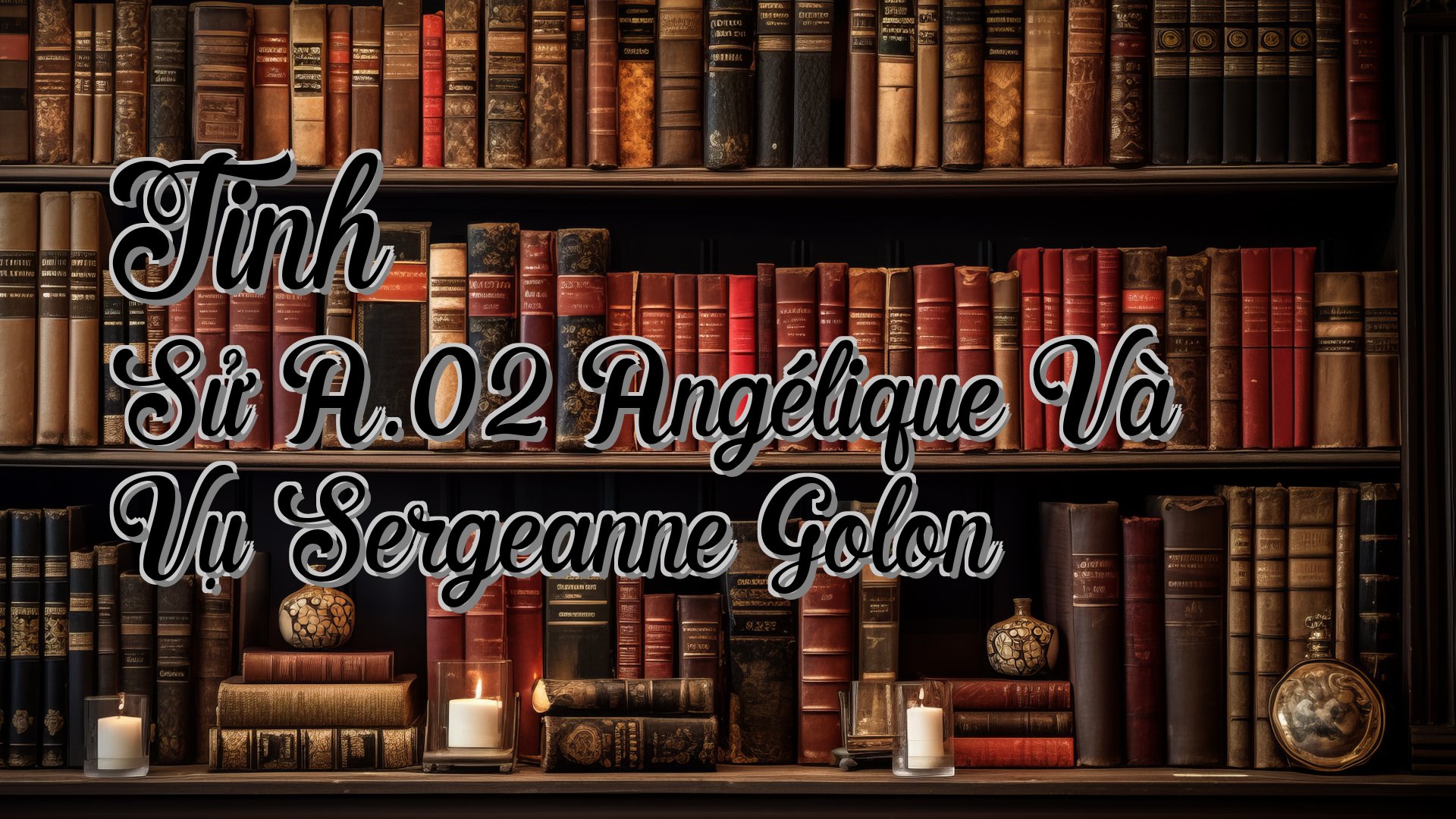 cover-Tinh Sử A.02 Angélique Và Vụ Sergeanne Golon
