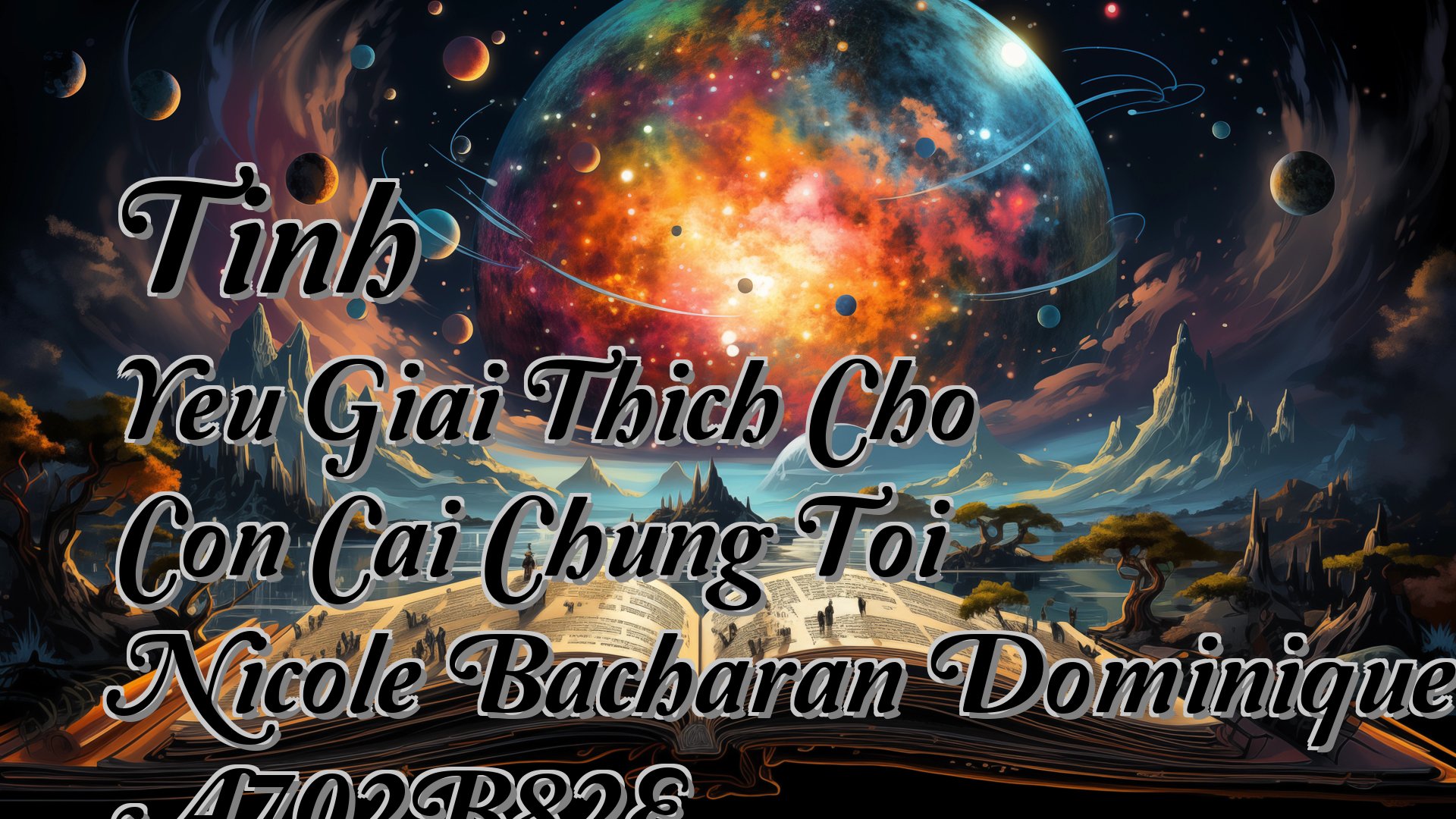 Cover image for Tinh Yeu Giai Thich Cho Con Cai Chung Toi Nicole Bacharan Dominique Simonnet A702B82E