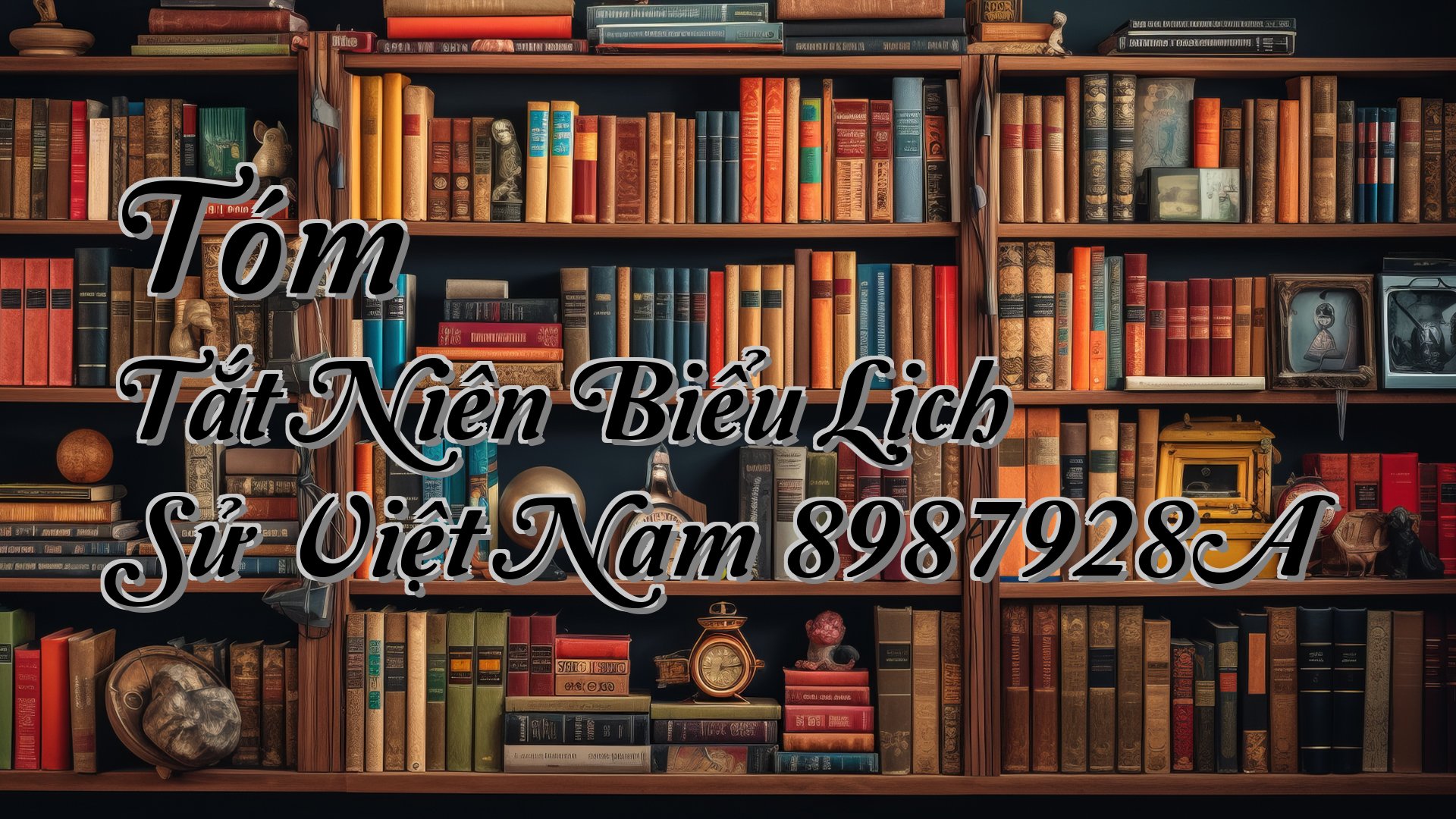 cover-Tóm Tắt Niên Biểu Lịch Sử Việt Nam 8987928A