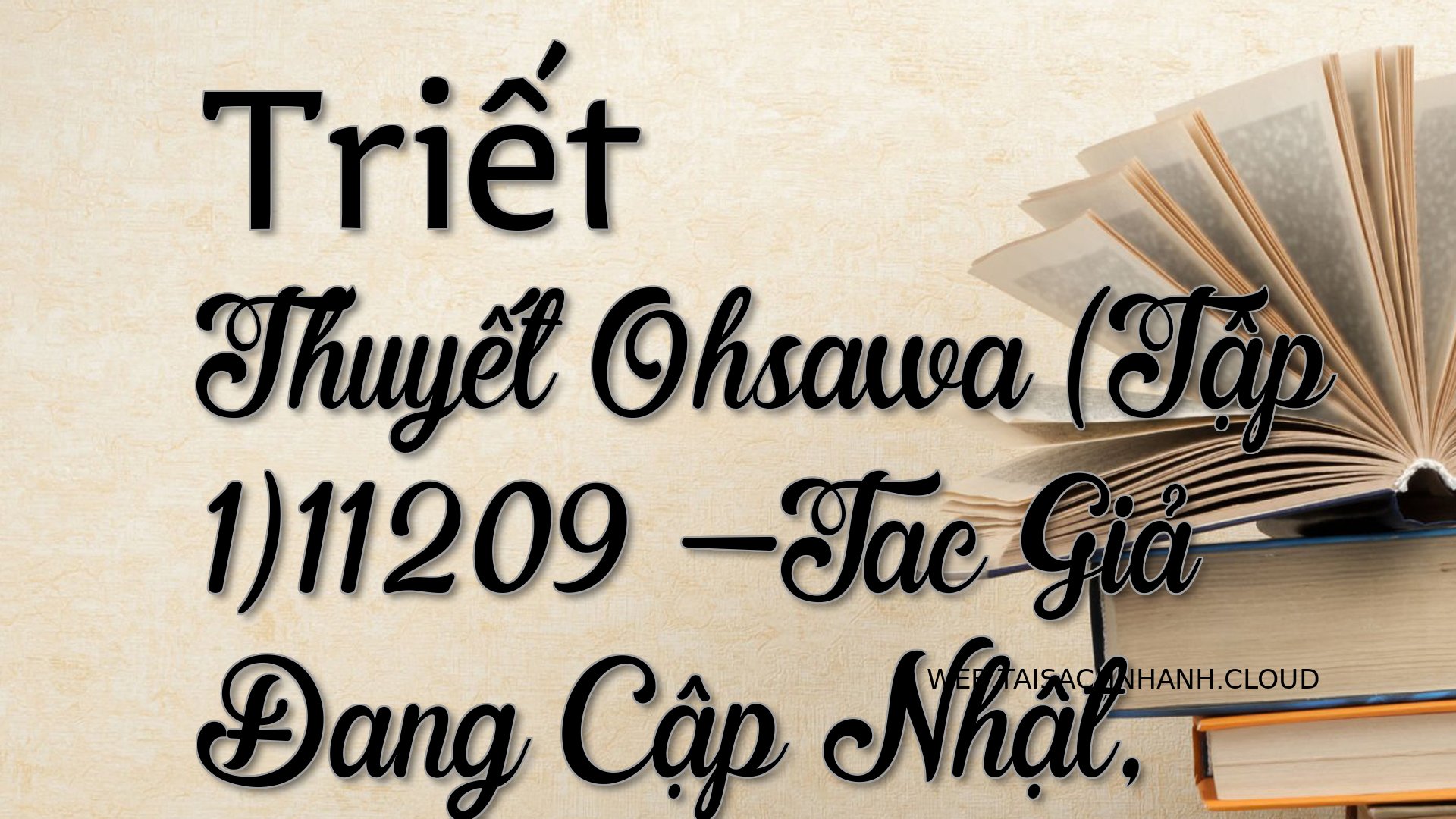 Cover Triet Thuyet Ohsawa .jpg
