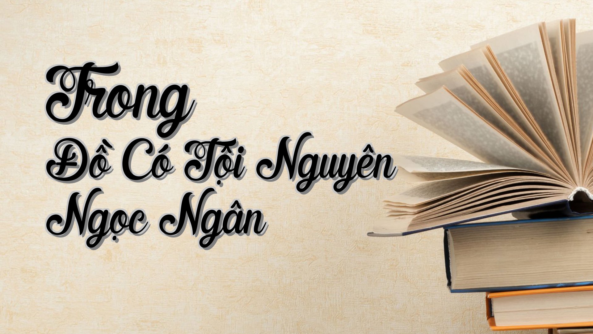 cover-Trong Đồ Có Tội Nguyên Ngọc Ngân