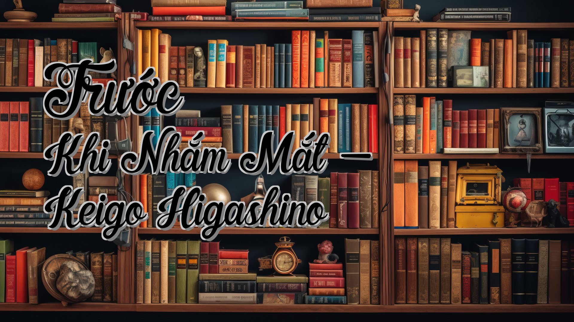 cover-Trước Khi Nhắm Mắt - Keigo Higashino