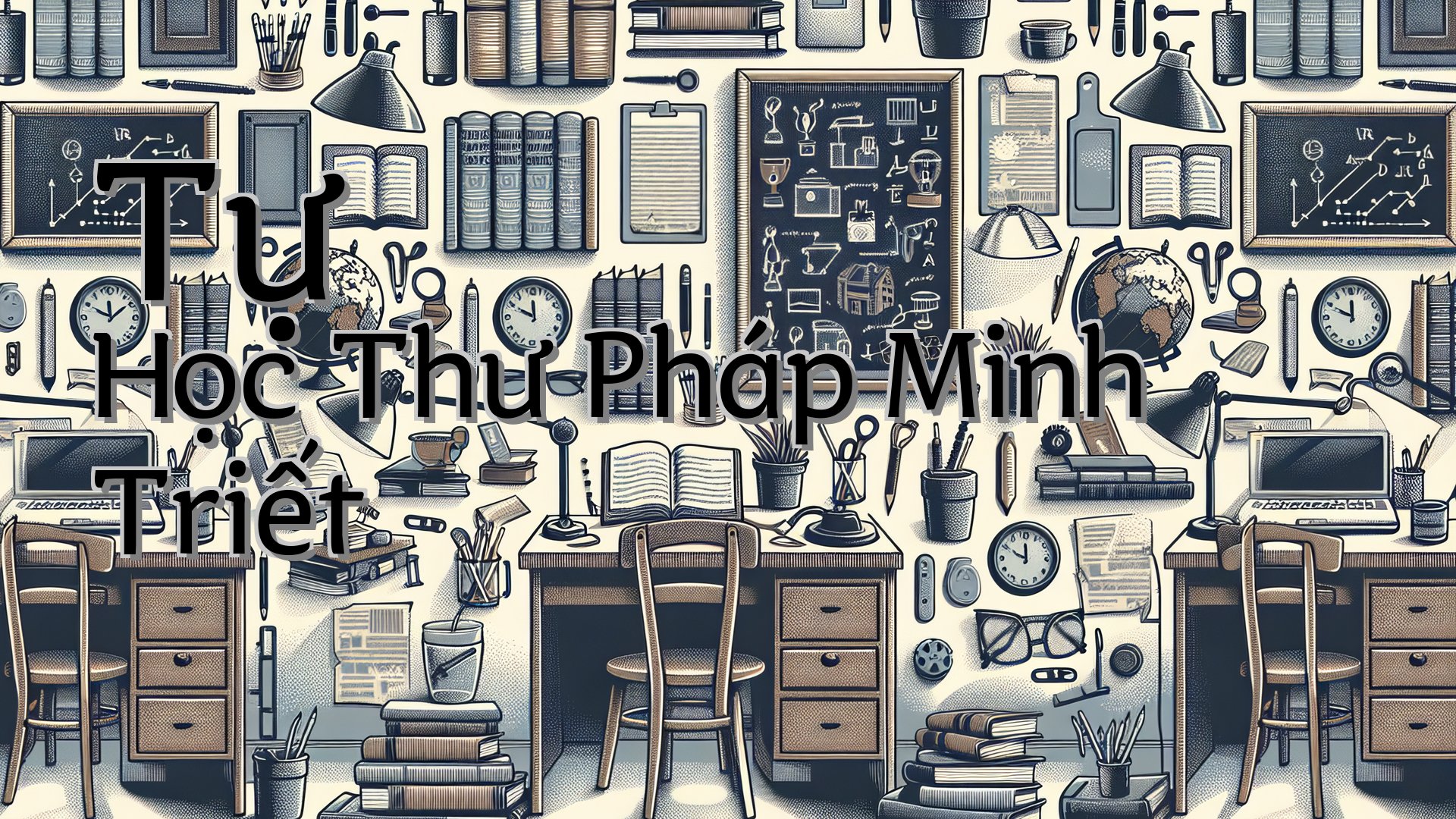 cover-Tự Học Thư Pháp Minh Triết