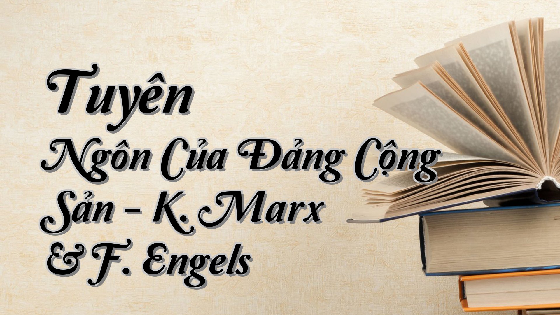 cover-Tuyên Ngôn Của Đảng Cộng Sản - K. Marx & F. Engels