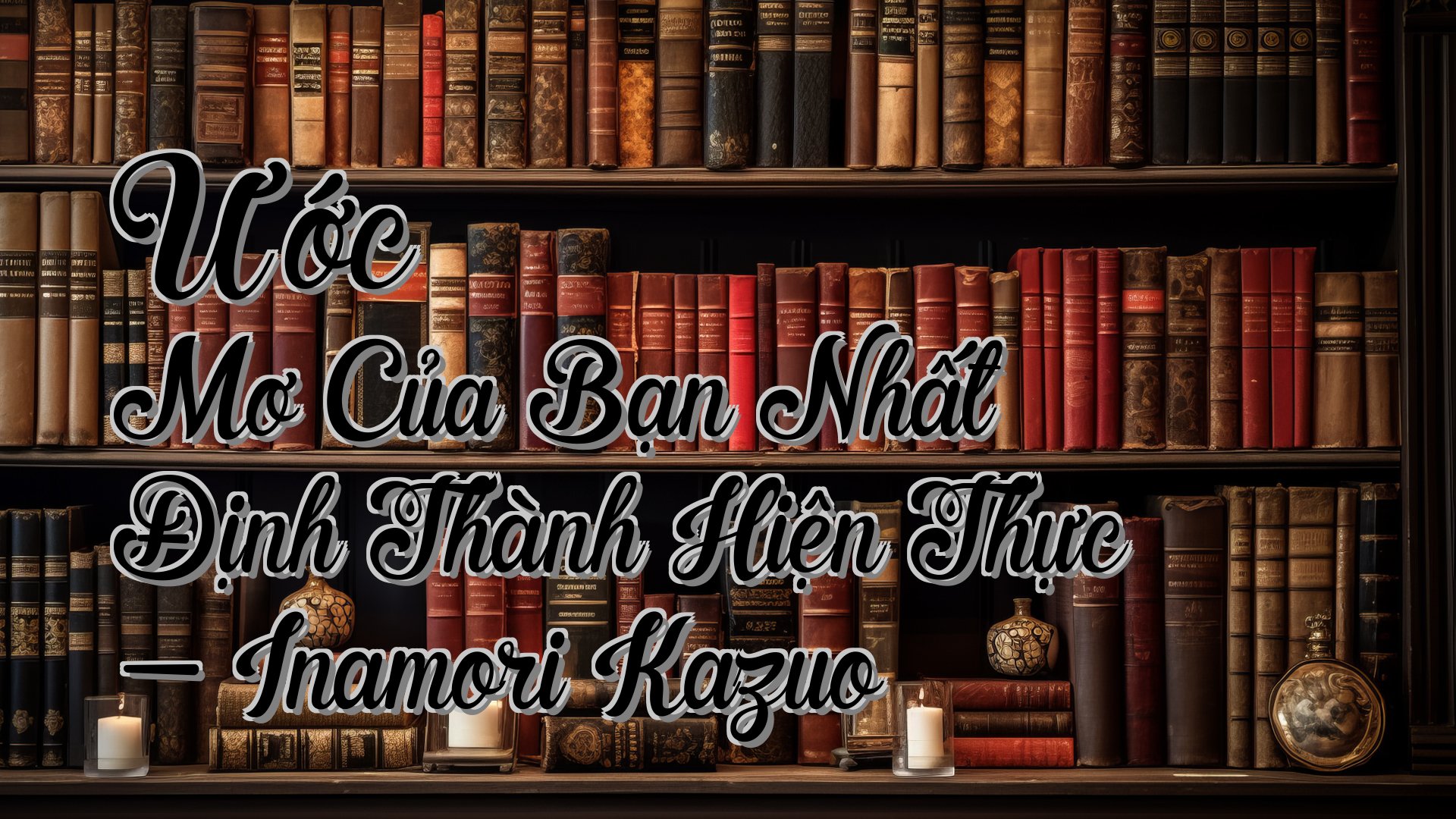 cover-Ước Mơ Của Bạn Nhất Định Thành Hiện Thực - Inamori Kazuo