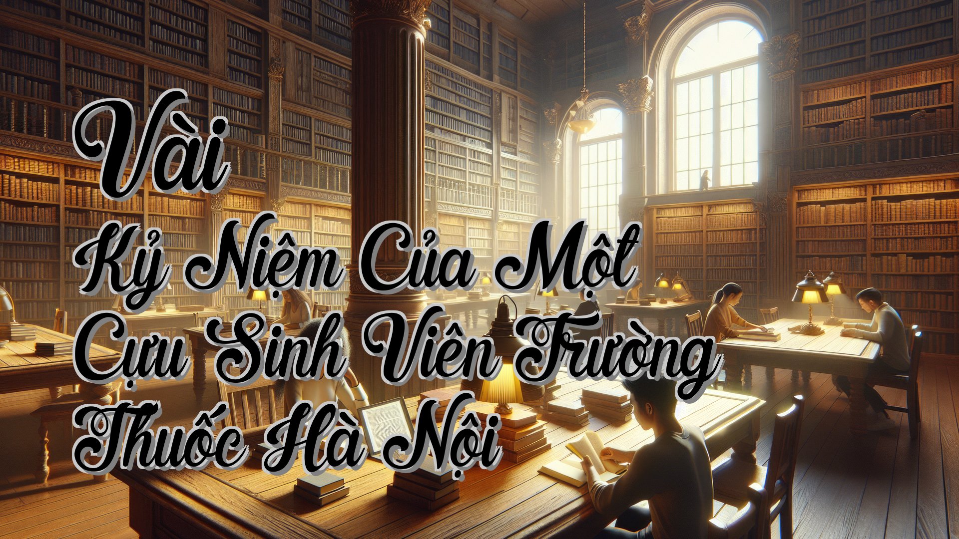 cover-Vài Kỷ Niệm Của Một Cựu Sinh Viên Trường Thuốc Hà Nội