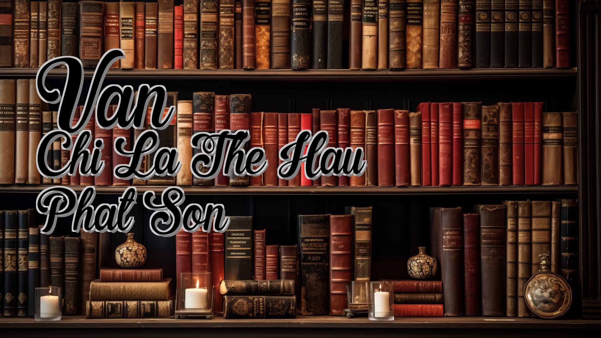 cover-Van Chi La The Hau Phat Son