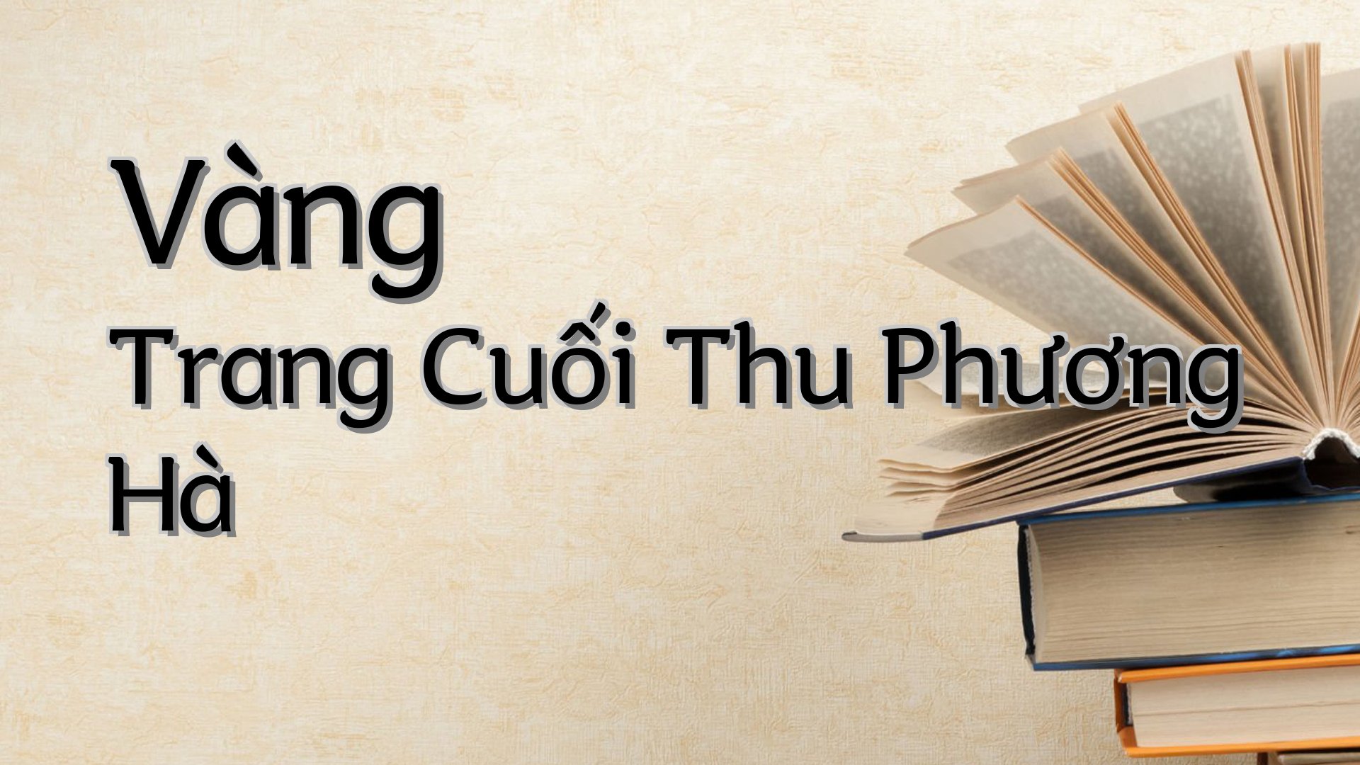 cover-Vàng Trang Cuối Thu Phương Hà