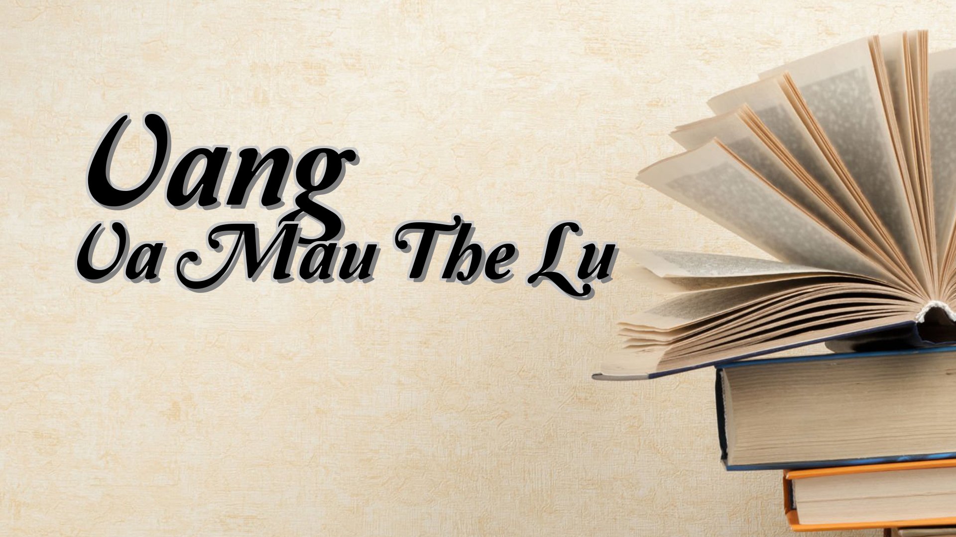 cover-Vang Va Mau The Lu