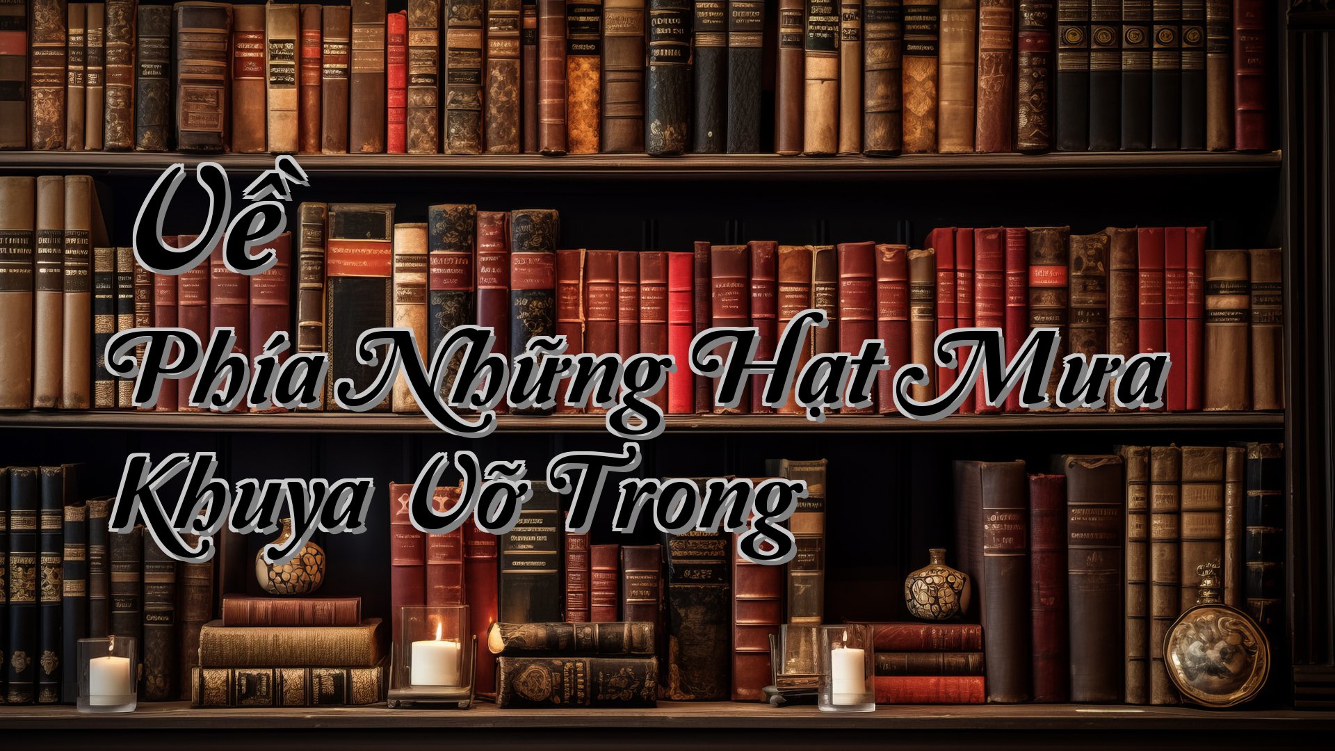 cover-Về Phía Những Hạt Mưa Khuya Vỡ Trong
