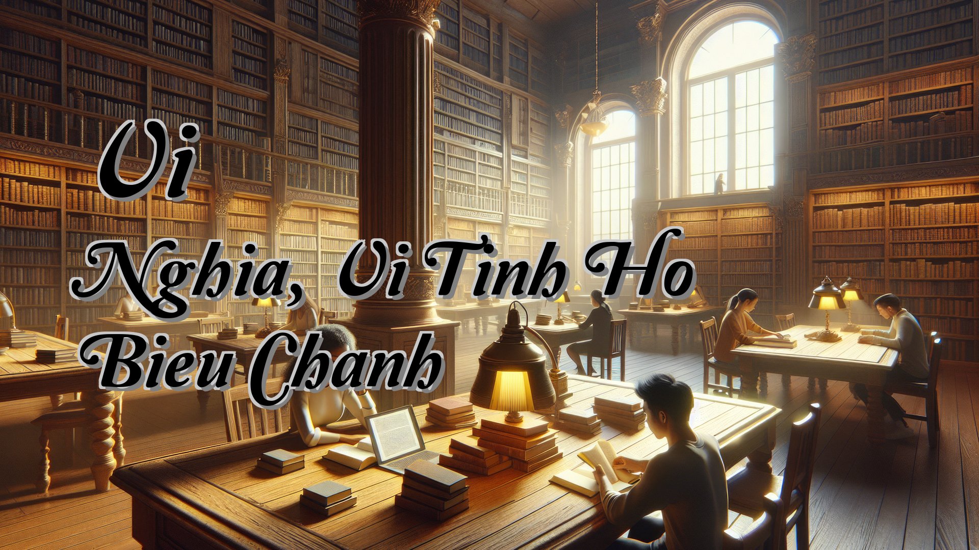 Cover image for Vi Nghia, Vi Tinh Ho Bieu Chanh