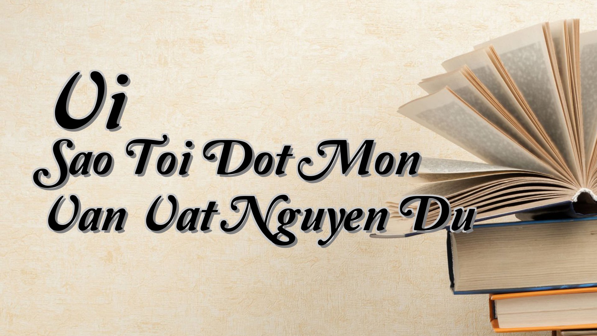 cover-Vi Sao Toi Dot Mon Van Vat Nguyen Du