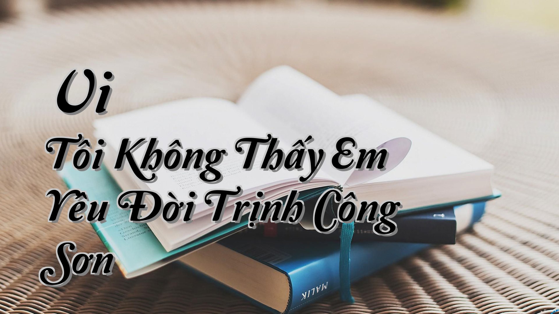 cover-Vi Tôi Không Thấy Em Yêu Đời Trịnh Công Sơn