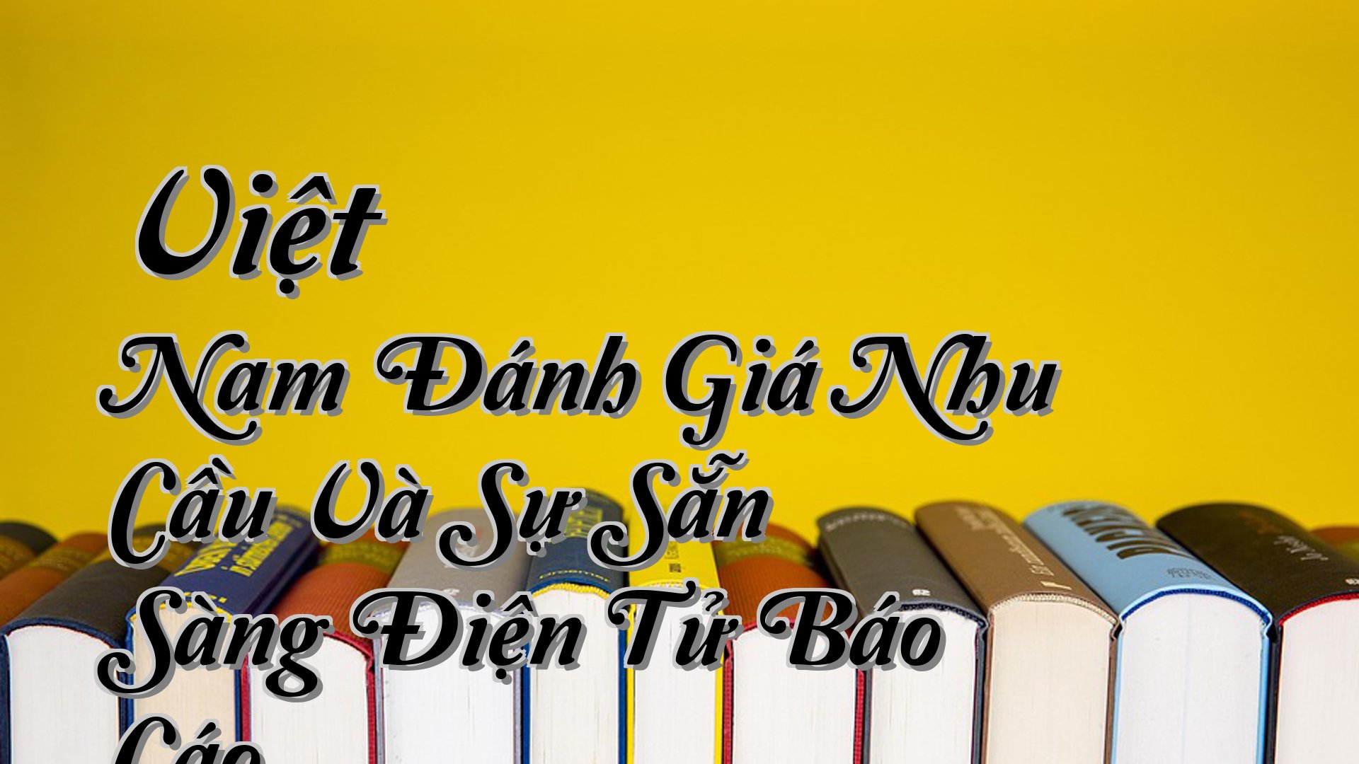 cover-Việt Nam Đánh Giá Nhu Cầu Và Sự Sẵn Sàng Điện Tử Báo Cáo