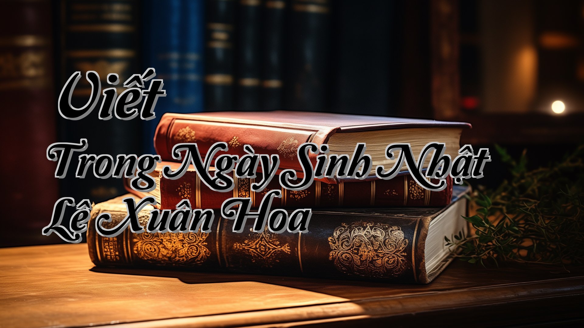 cover-Viết Trong Ngày Sinh Nhật Lê Xuân Hoa