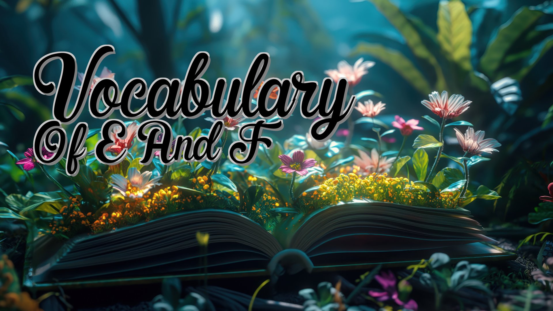 cover-Vocabulary Of E And F