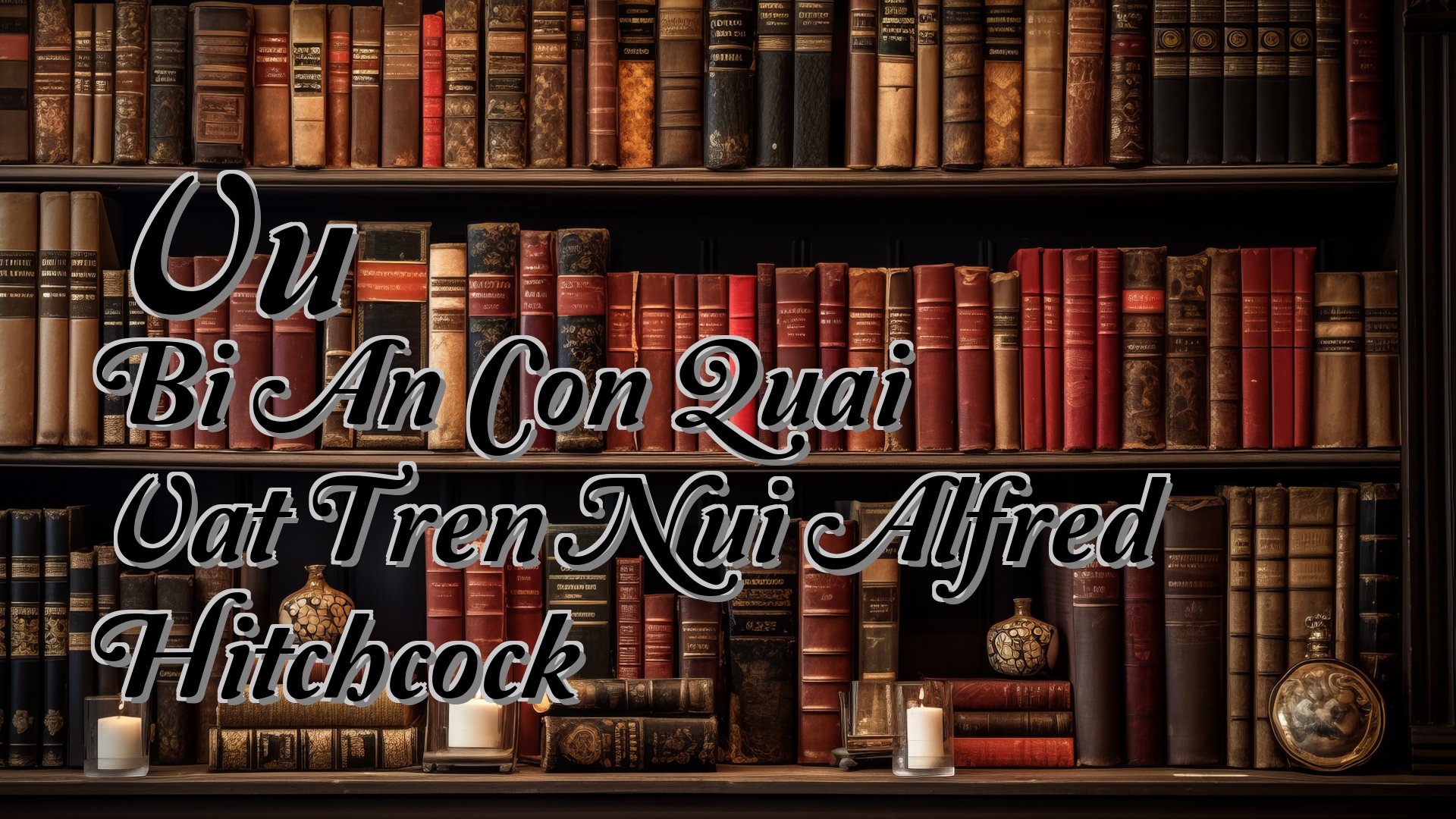 cover-Vu Bi An Con Quai Vat Tren Nui Alfred Hitchcock