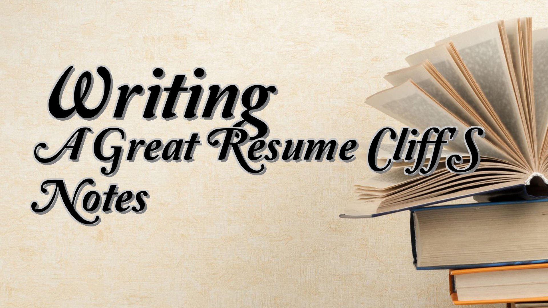 cover-Writing A Great Resume Cliff'S Notes