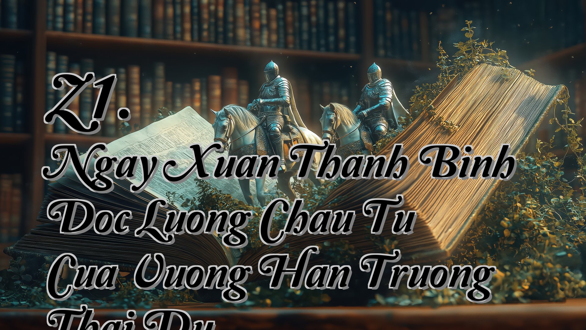 Cover image for Z1. Ngay Xuan Thanh Binh Doc Luong Chau Tu Cua Vuong Han Truong Thai Du