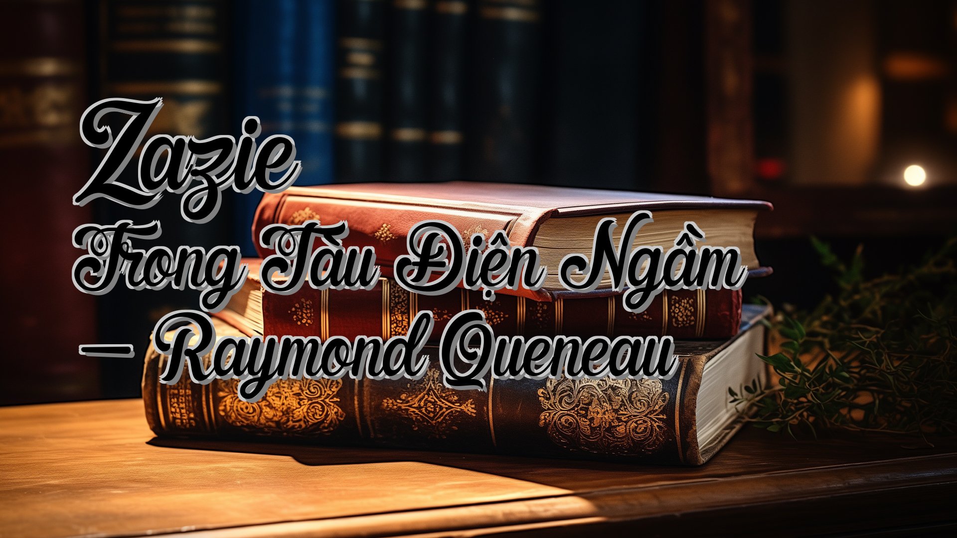 cover-Zazie Trong Tàu Điện Ngầm - Raymond Queneau