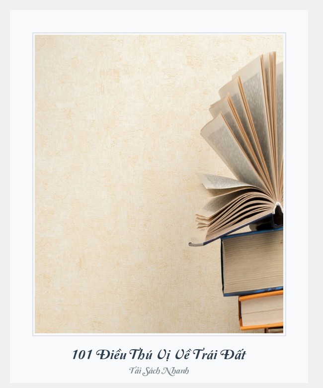 Bìa sách 101 Điều Thú Vị Về Trái Đất