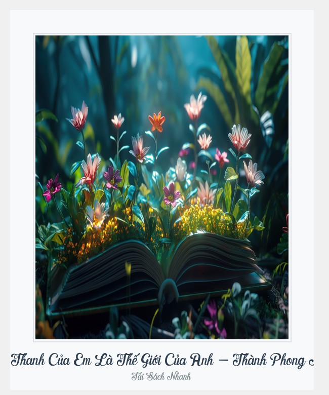 Bìa sách Âm Thanh Của Em Là Thế Giới Của Anh - Thành Phong Ngư