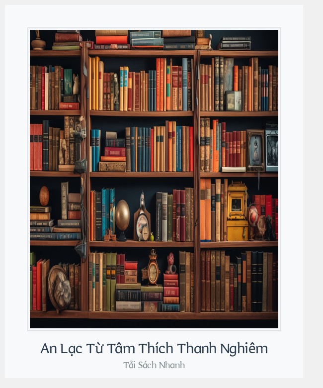 Bìa sách An Lạc Từ Tâm Thích Thanh Nghiêm