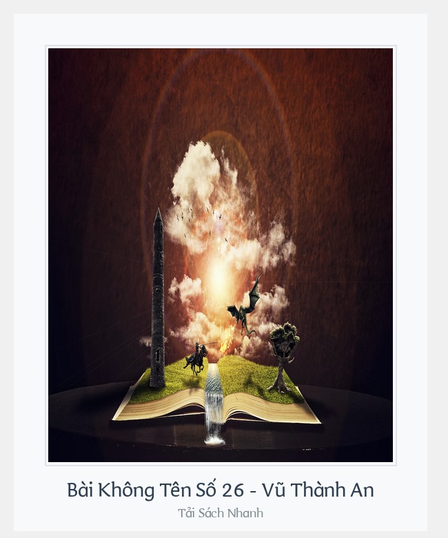 Bìa sách Bài Không Tên Số 26 - Vũ Thành An