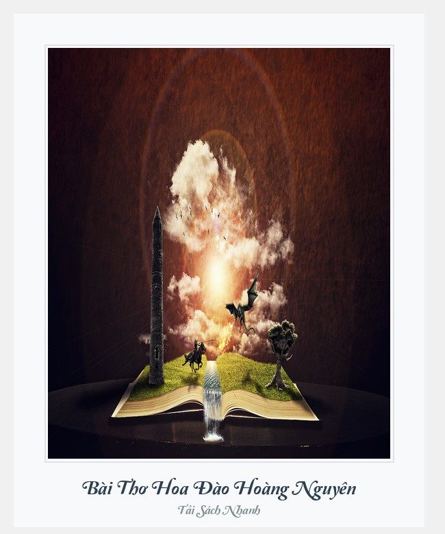 Bìa sách Bài Thơ Hoa Đào Hoàng Nguyên