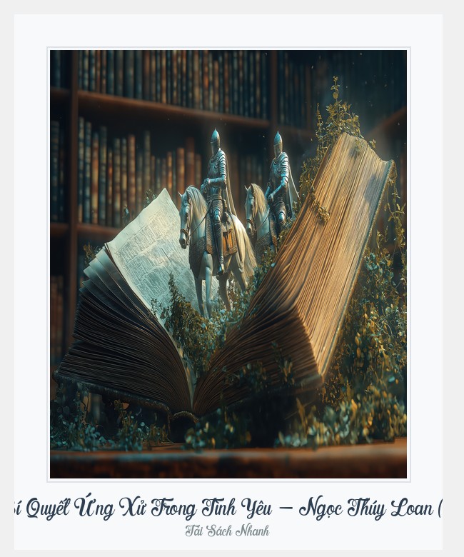 Bìa sách Bí Quyết Ứng Xử Trong Tình Yêu - Ngọc Thúy Loan (1)