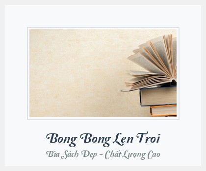 Bìa sách Bong Bong Len Troi