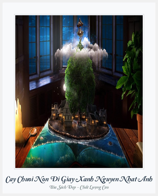 Bìa sách Cay Chuoi Non Di Giay Xanh Nguyen Nhat Anh