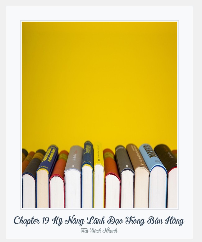 Bìa sách Chapter 19 Kỹ Năng Lãnh Đạo Trong Bán Hàng