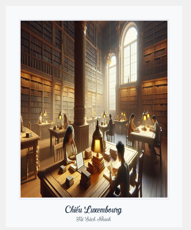 Bìa sách Chiếu Luxembourg