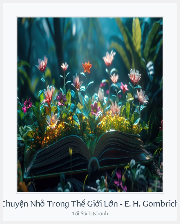 Bìa sách Chuyện Nhỏ Trong Thế Giới Lớn - E. H. Gombrich