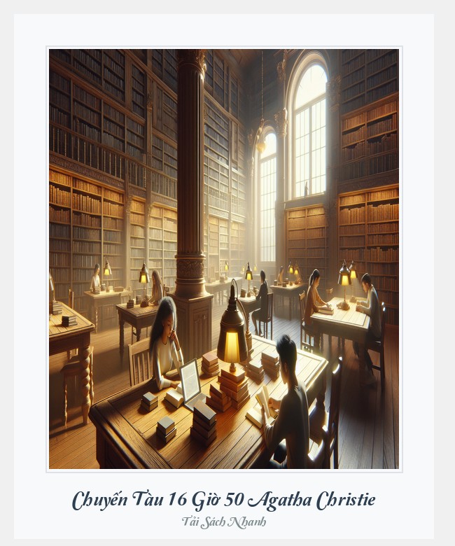 Bìa sách Chuyến Tàu 16 Giờ 50 Agatha Christie