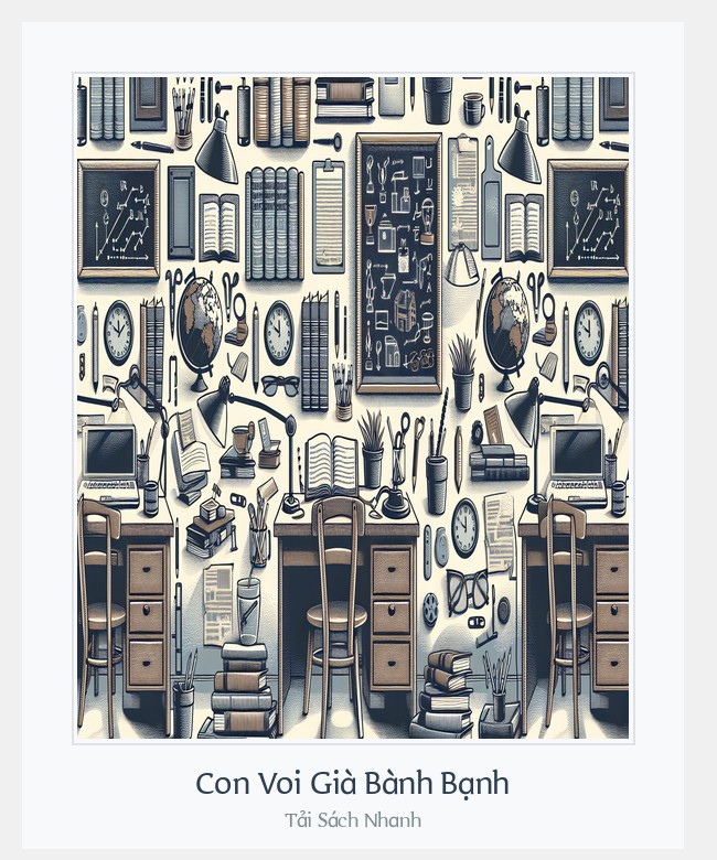 Bìa sách Con Voi Già Bành Bạnh