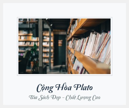 Bìa sách Cộng Hòa Plato