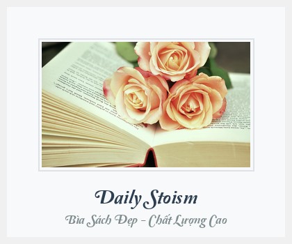 Bìa sách Daily Stoism