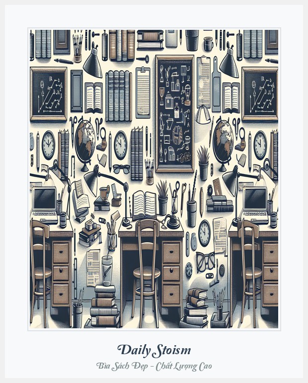 Bìa sách Daily Stoism